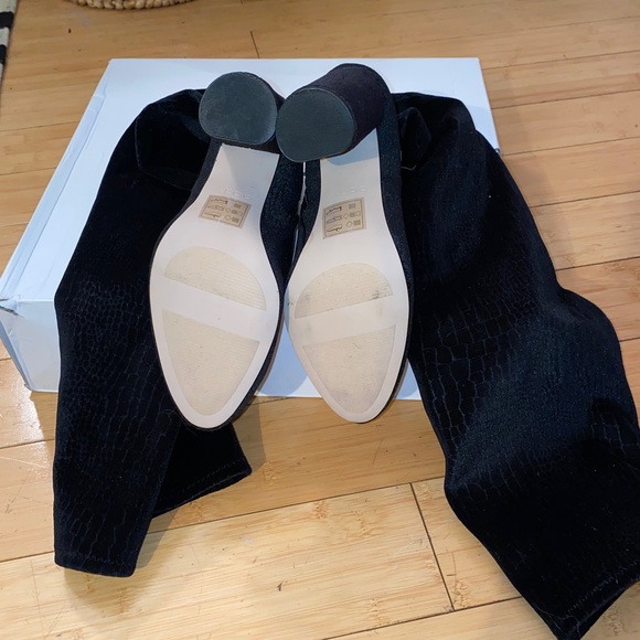 ALDO Tenesha Velvet Over The Knee Boots NWB - Picture 3 of 4
